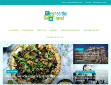 Tablet Screenshot of healthytravelblog.com